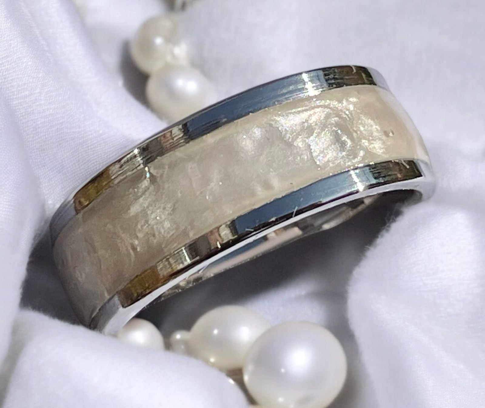 Pearl Resin Ring