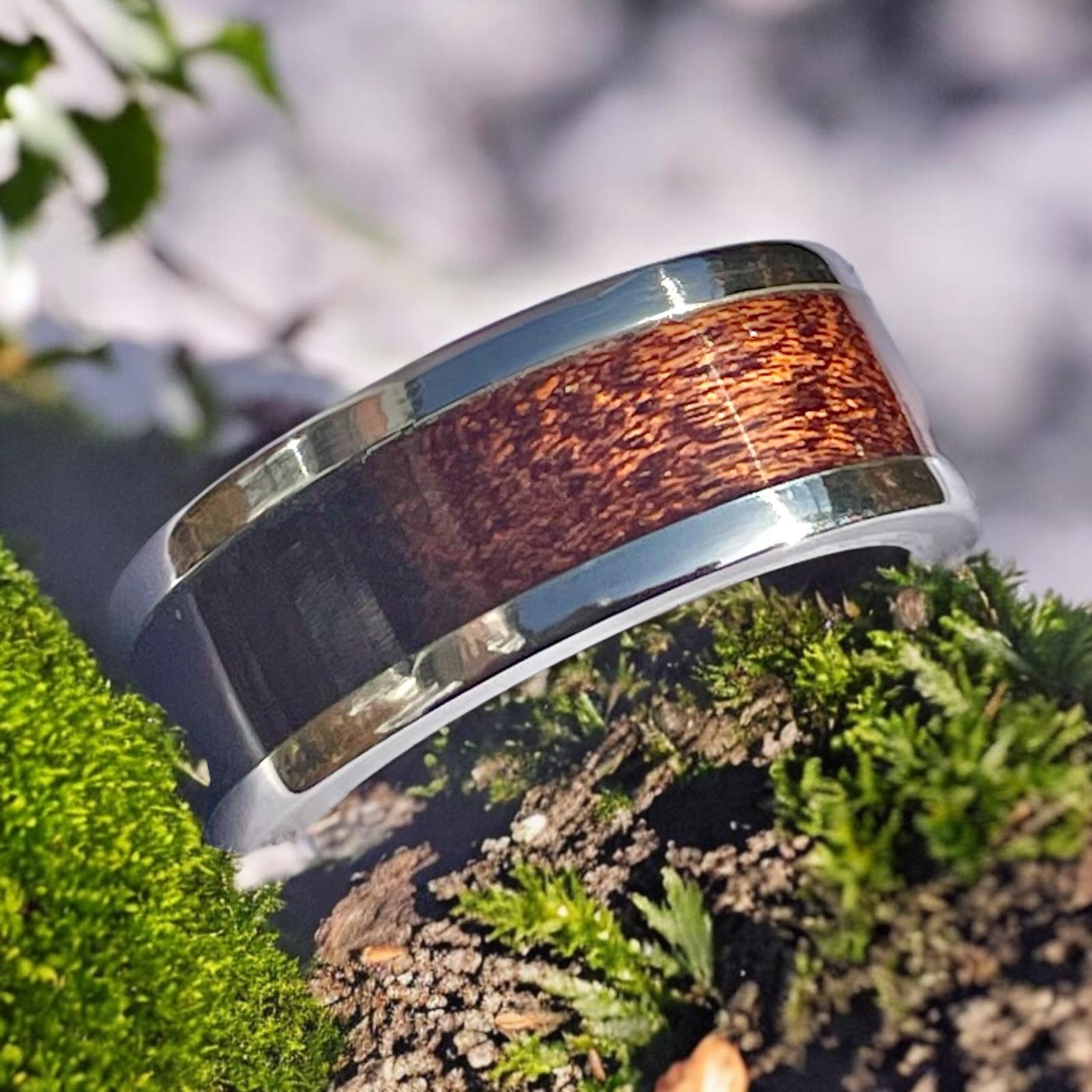 Mahogany Wood Ring