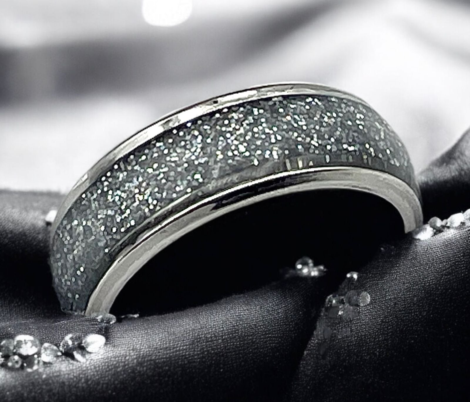 Diamond Crystal Resin Ring