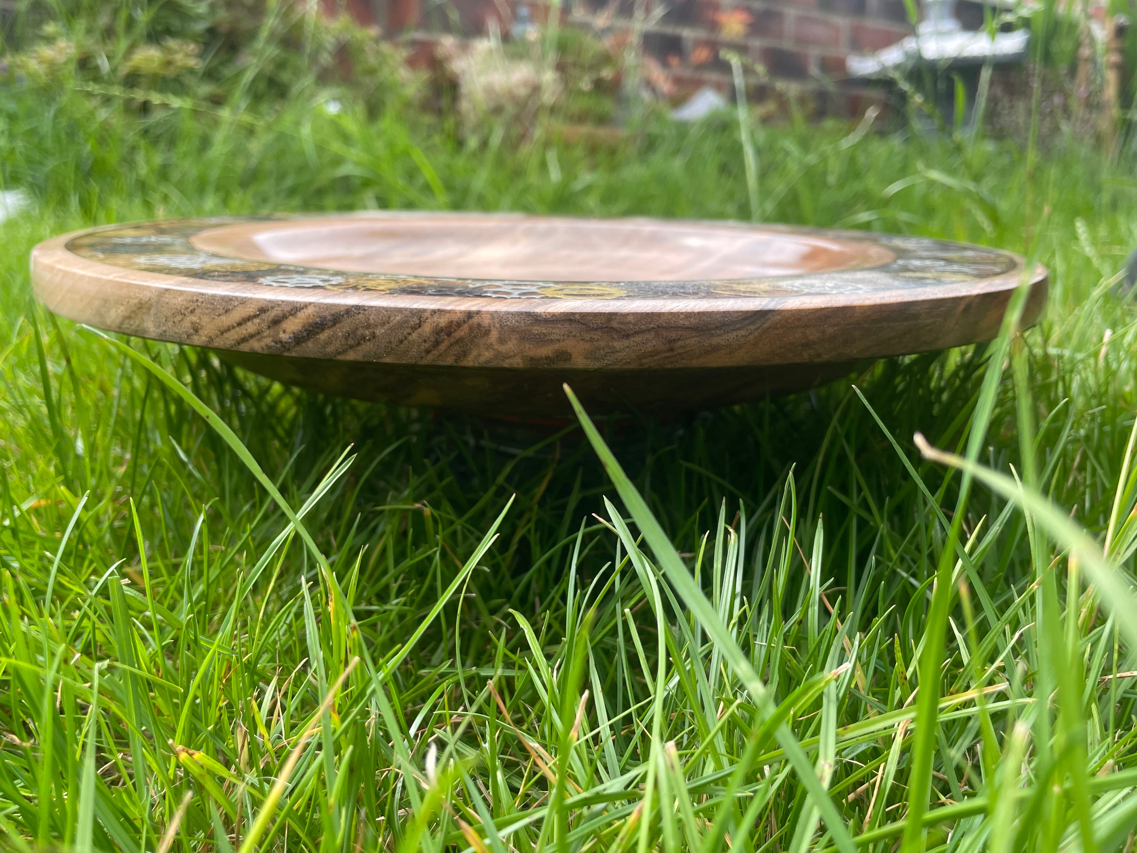 Steampunk Walnut Platter