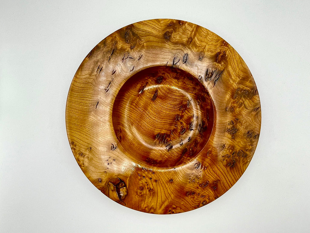 The Elm Burr Centerpiece Bowl: Nature's Masterpiece