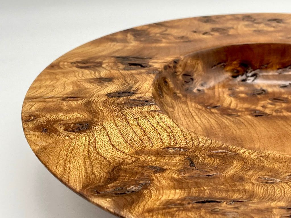 The Elm Burr Centerpiece Bowl: Nature's Masterpiece