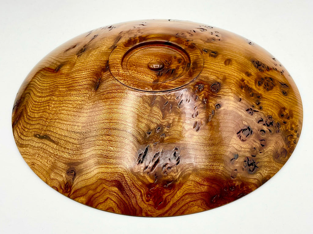 The Elm Burr Centerpiece Bowl: Nature's Masterpiece
