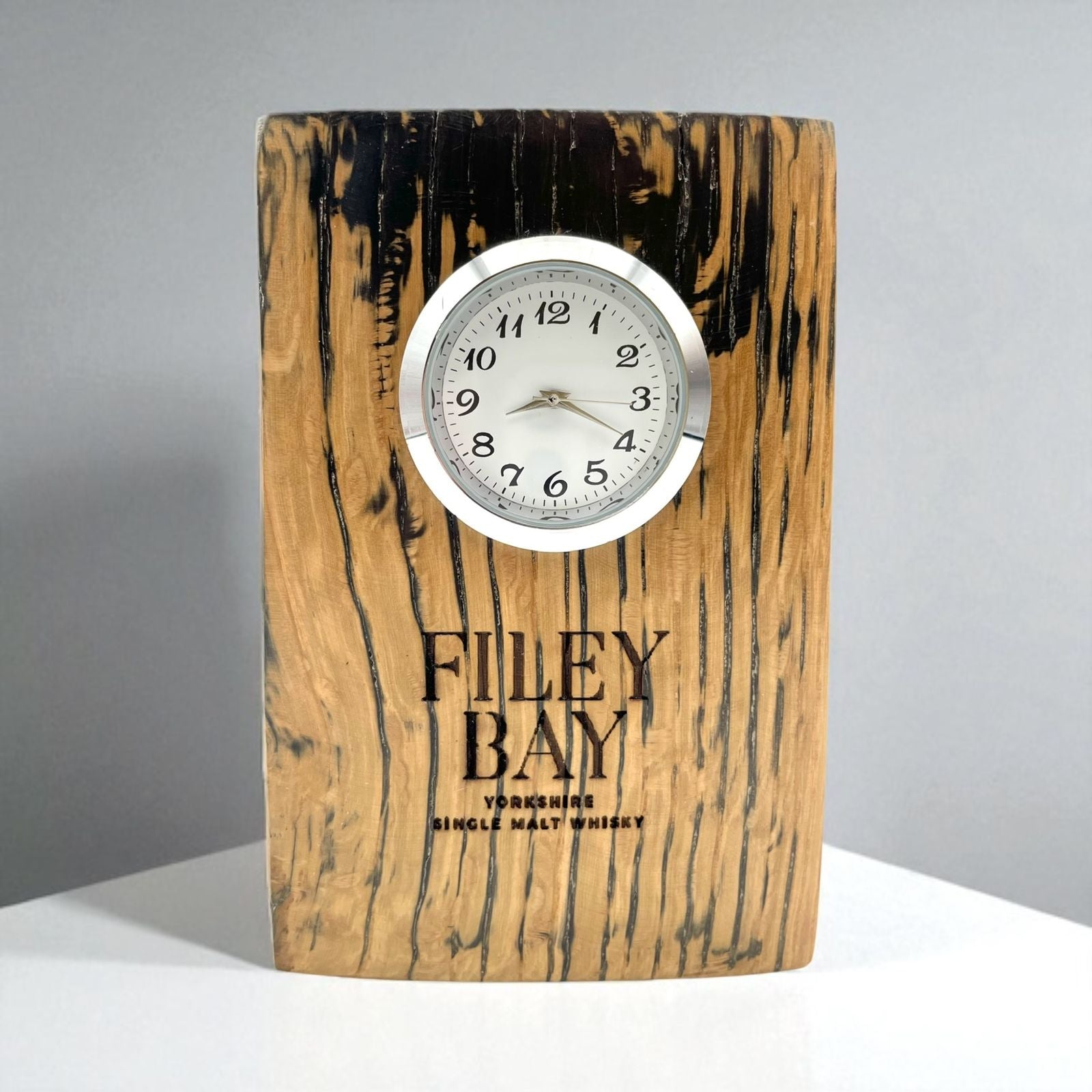 Whisky Barrel Stave Desk clock