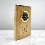 Whisky Barrel Stave Desk clock
