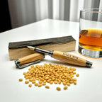 Whisky Barrel and Gunmetal Fountain or Rollerball Pen