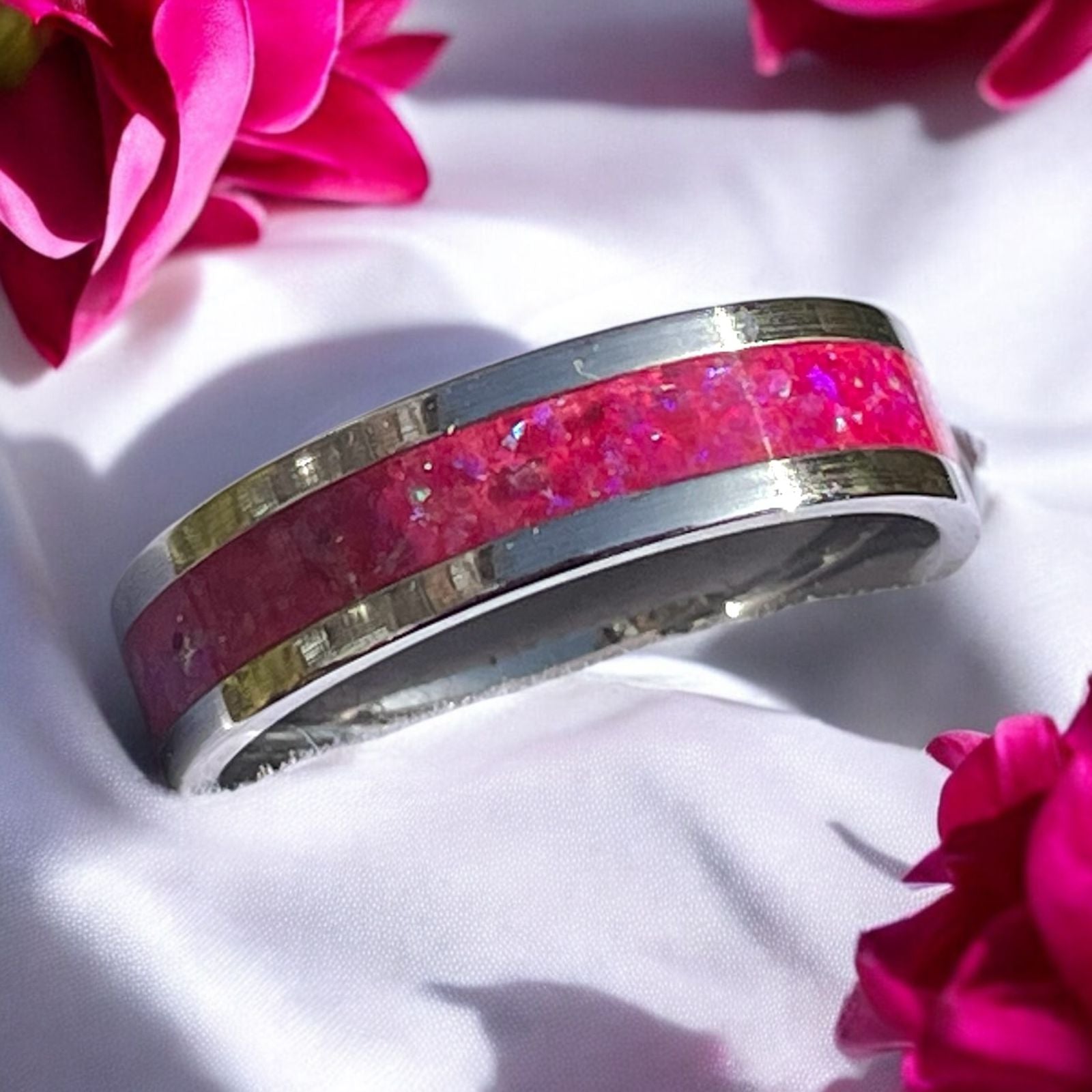 Water Lilly Crush Opal Ring