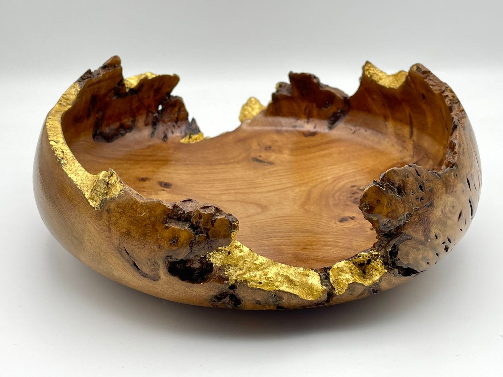 The "Untamed Elegance" Burr Wood Art Bow