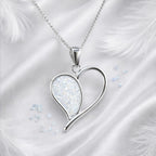The Eternal Bond Sterling Silver Heart Memorial Pendant