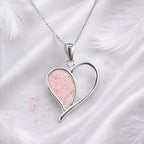 The Eternal Bond Sterling Silver Heart Memorial Pendant