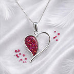 The Eternal Bond Sterling Silver Heart Memorial Pendant