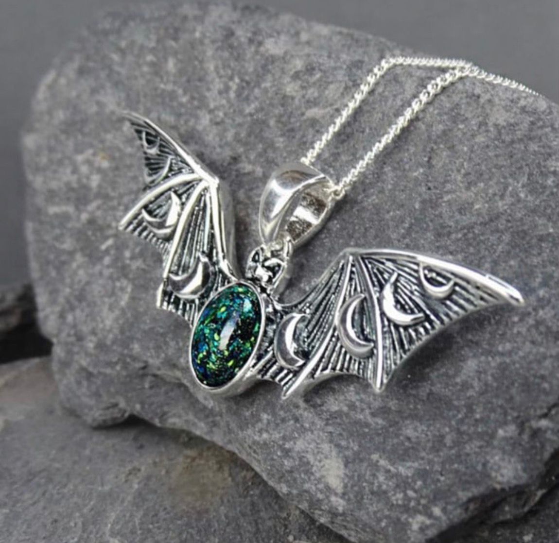 🦇 The Eternal Night Sterling Silver Bat Pendant