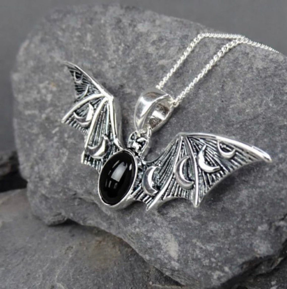 🦇 The Eternal Night Sterling Silver Bat Pendant