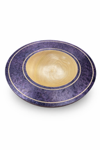 Midnight Horizon Tulip Wood Ogee Bowl