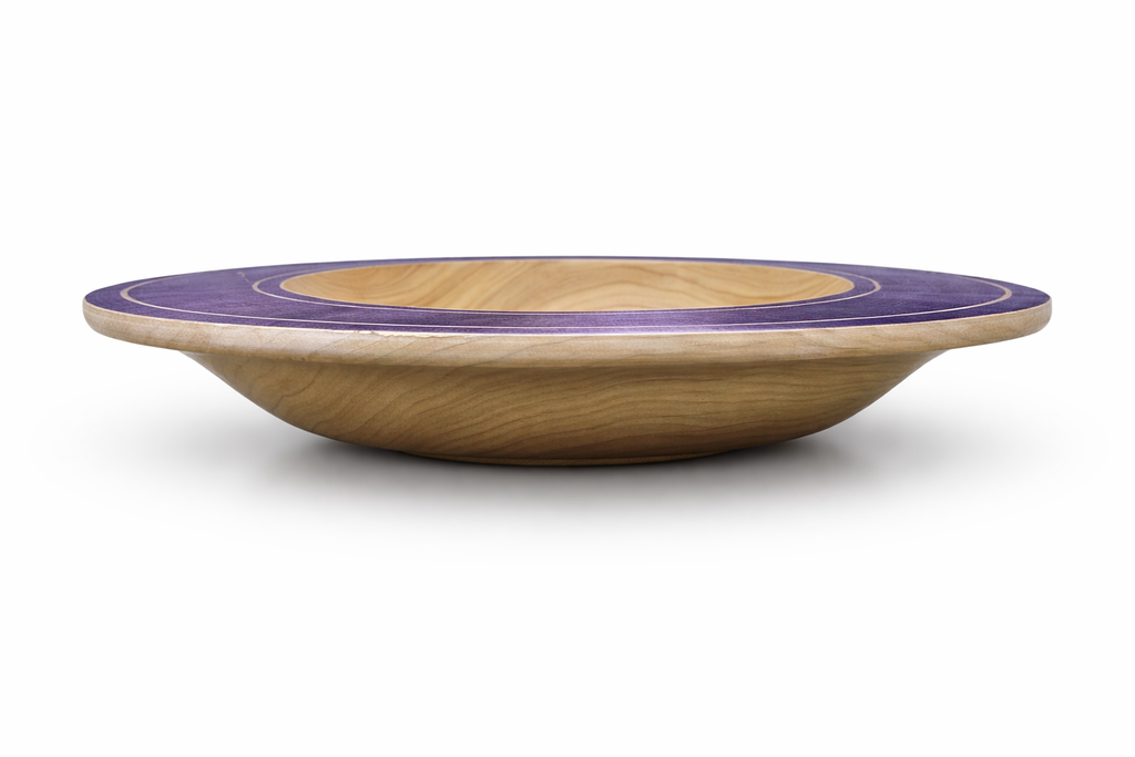 Midnight Horizon Tulip Wood Ogee Bowl
