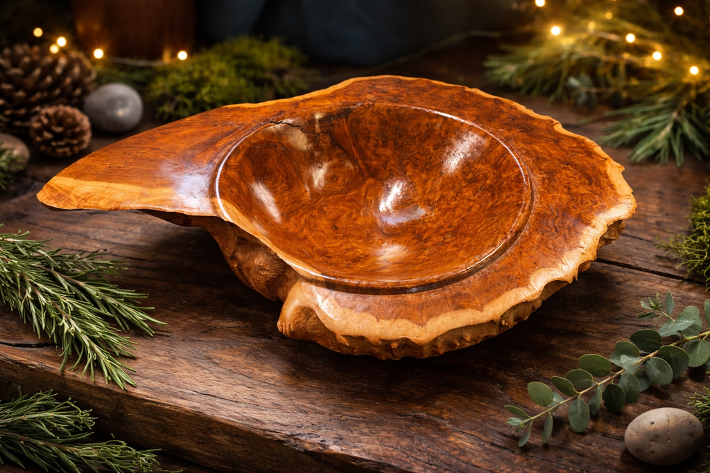 Brown Mallee Burr Winged Bowl