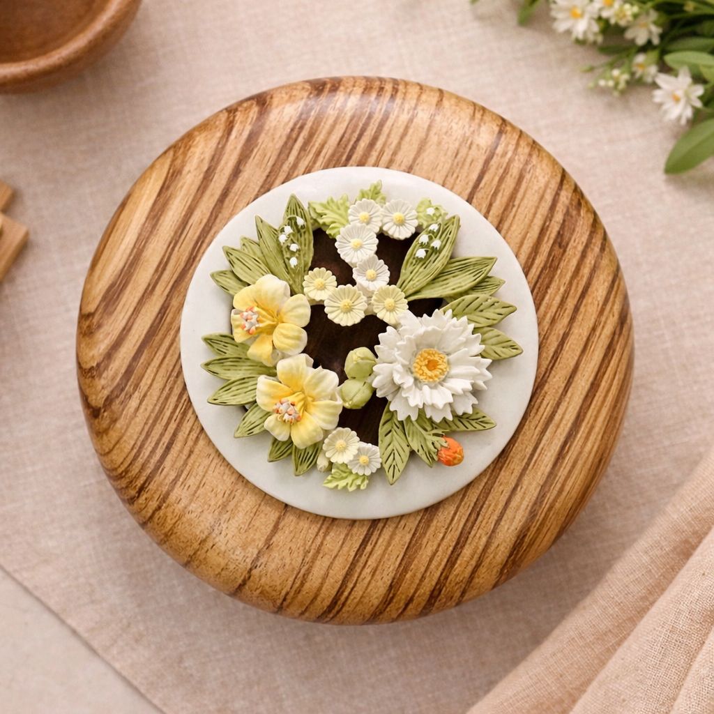 Meadow-Bloom Pot Pourri Bowl