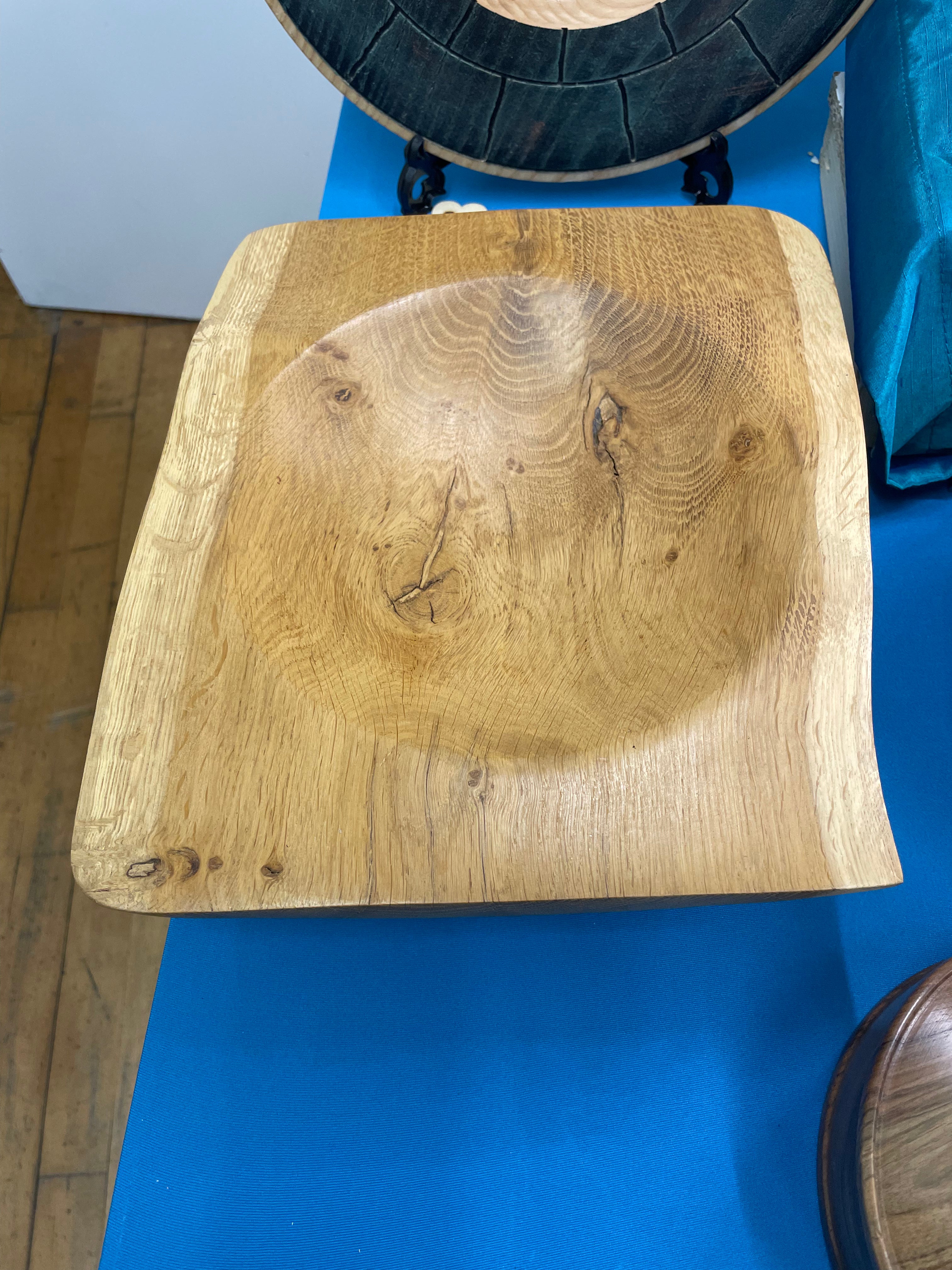 The Heritage Square Vessel | Oak Statement Bowl