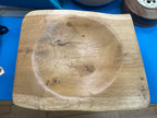 The Heritage Square Vessel | Oak Statement Bowl