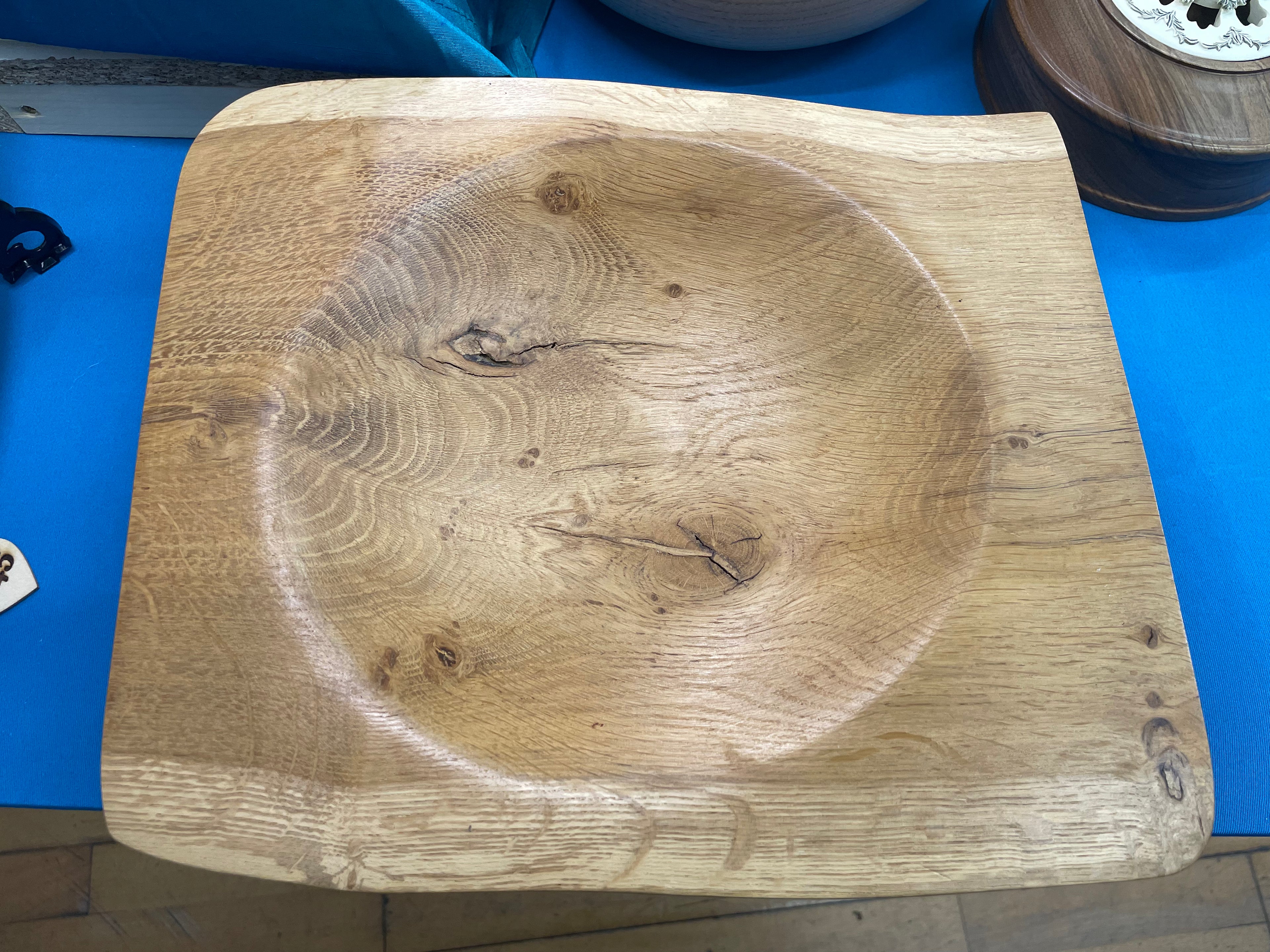 The Heritage Square Vessel | Oak Statement Bowl