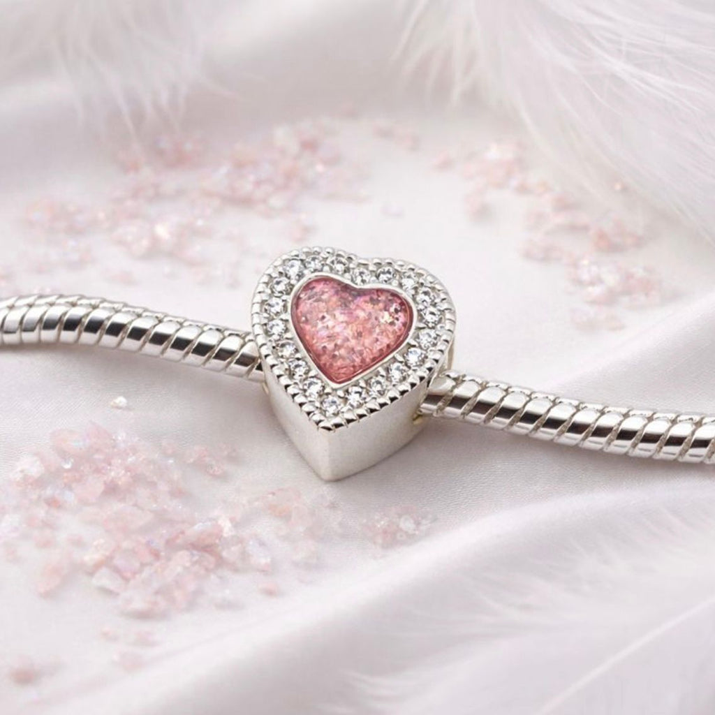 Eternal Heart Sterling Silver Memorial Charm